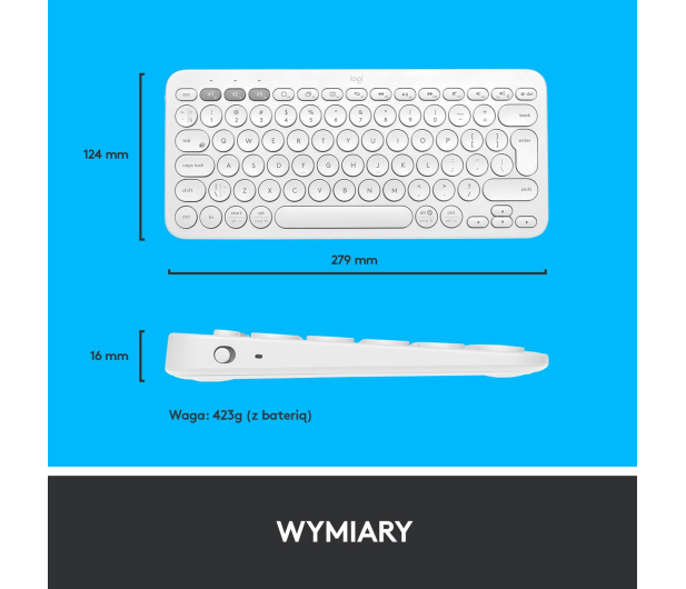 Logitech K380 biały - 645459 - zdjęcie 11